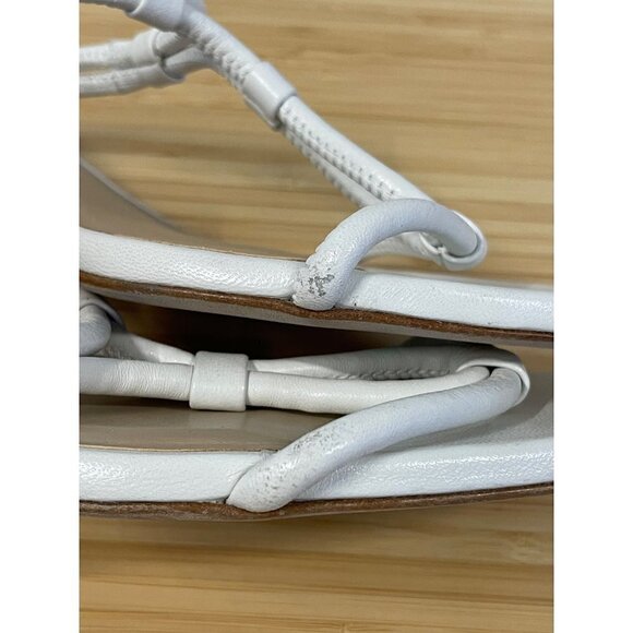 Stuart Weitzman 65mm Heeled Open-toe Mules White Womens Size 10.5 - Picture 10 of 11